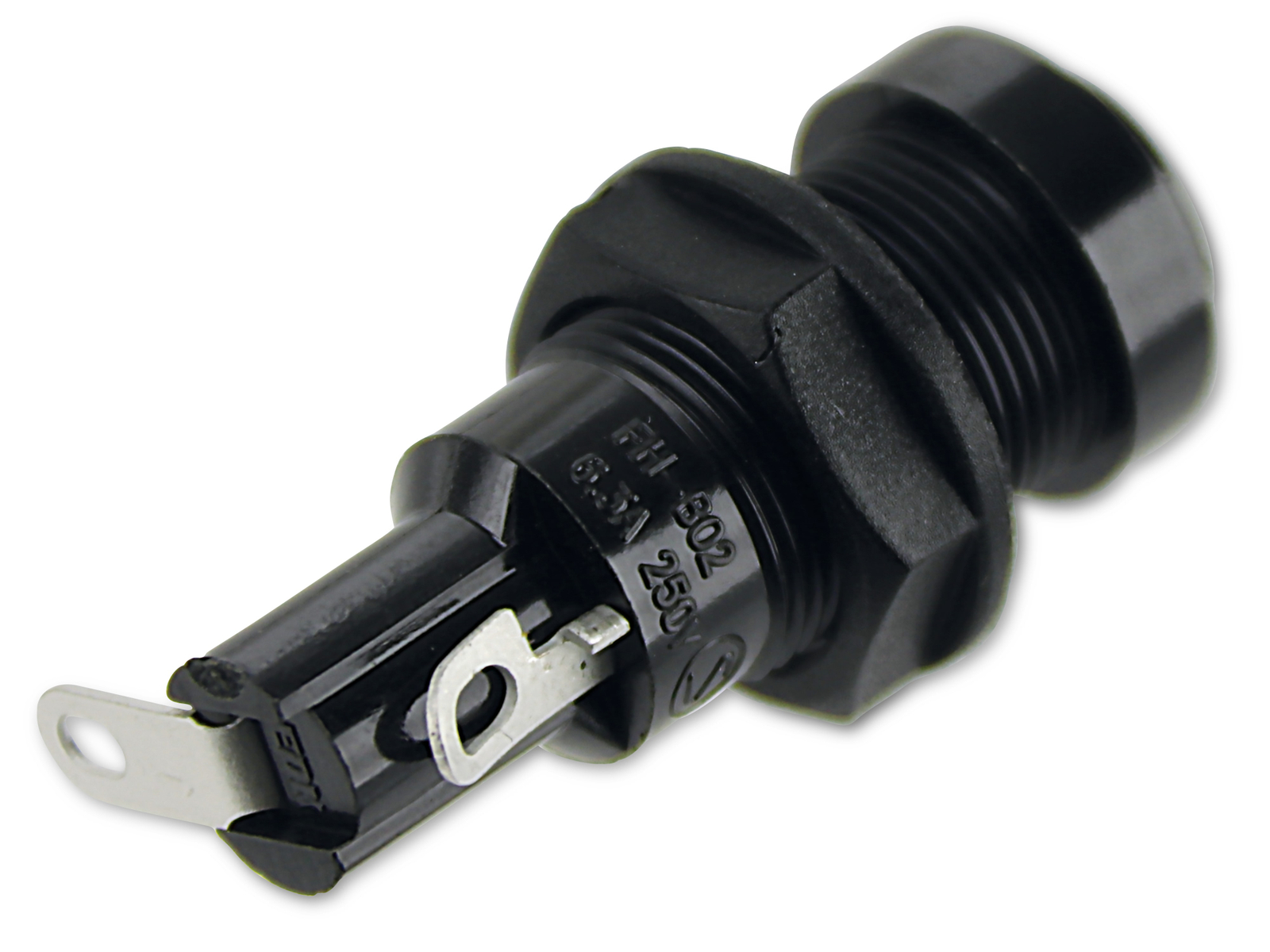 QUARKZMAN Sicherungshalter Set – 4 Stück 5x20mm, 250V 10A/15A, Schraubkappe, Flammhemmend, Inkl. Glas-Sicherungen