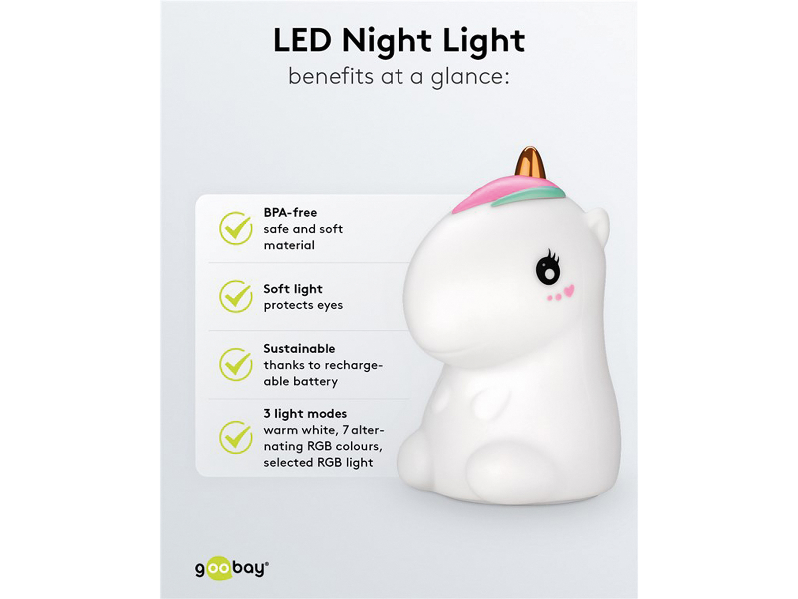 GOOBAY LED-Nachtlicht Einhorn online kaufen