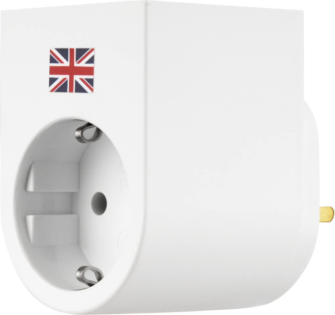 Schutzkontakt Adapter Goobay Reiseadapter UK Zu Europa – Stecker-Adapter Für England Nach DE, Schwarz, Mit Schutzkontakt Schutzkontakt Reiseadapter