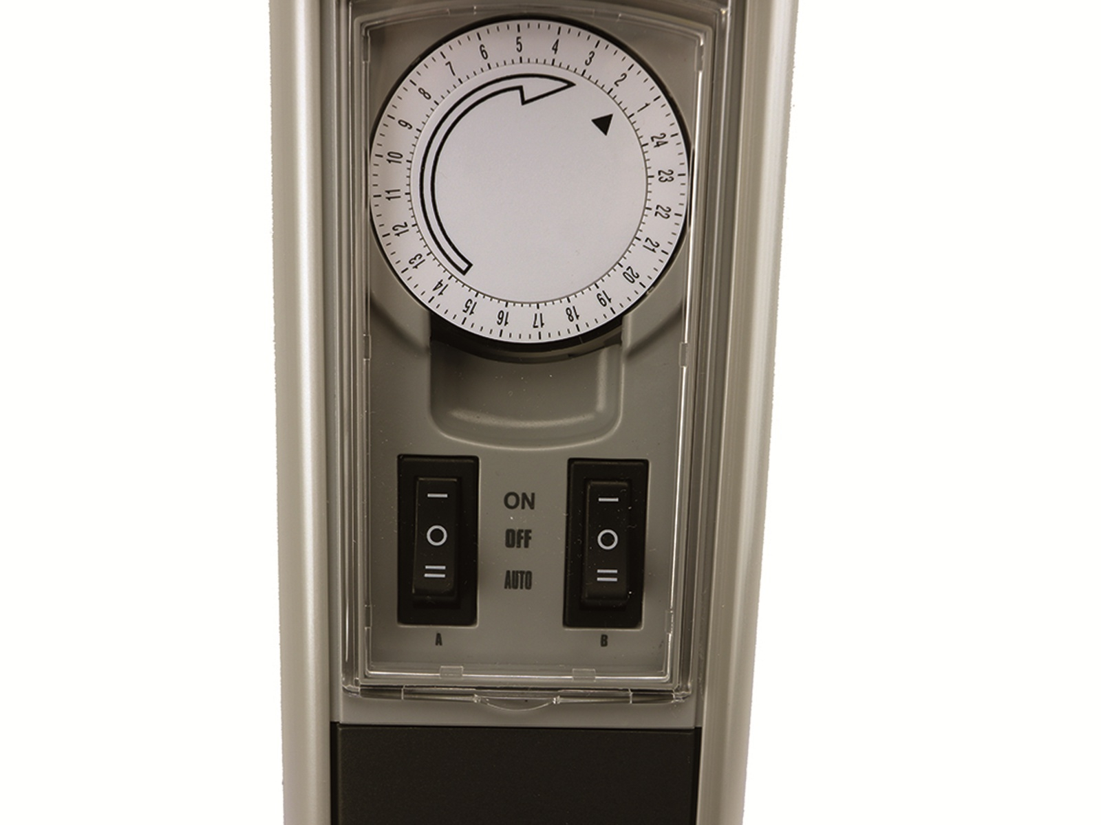 Mechanische Zeitschaltuhr, 2-fach Steckdose, für den Außenbereich, IP44