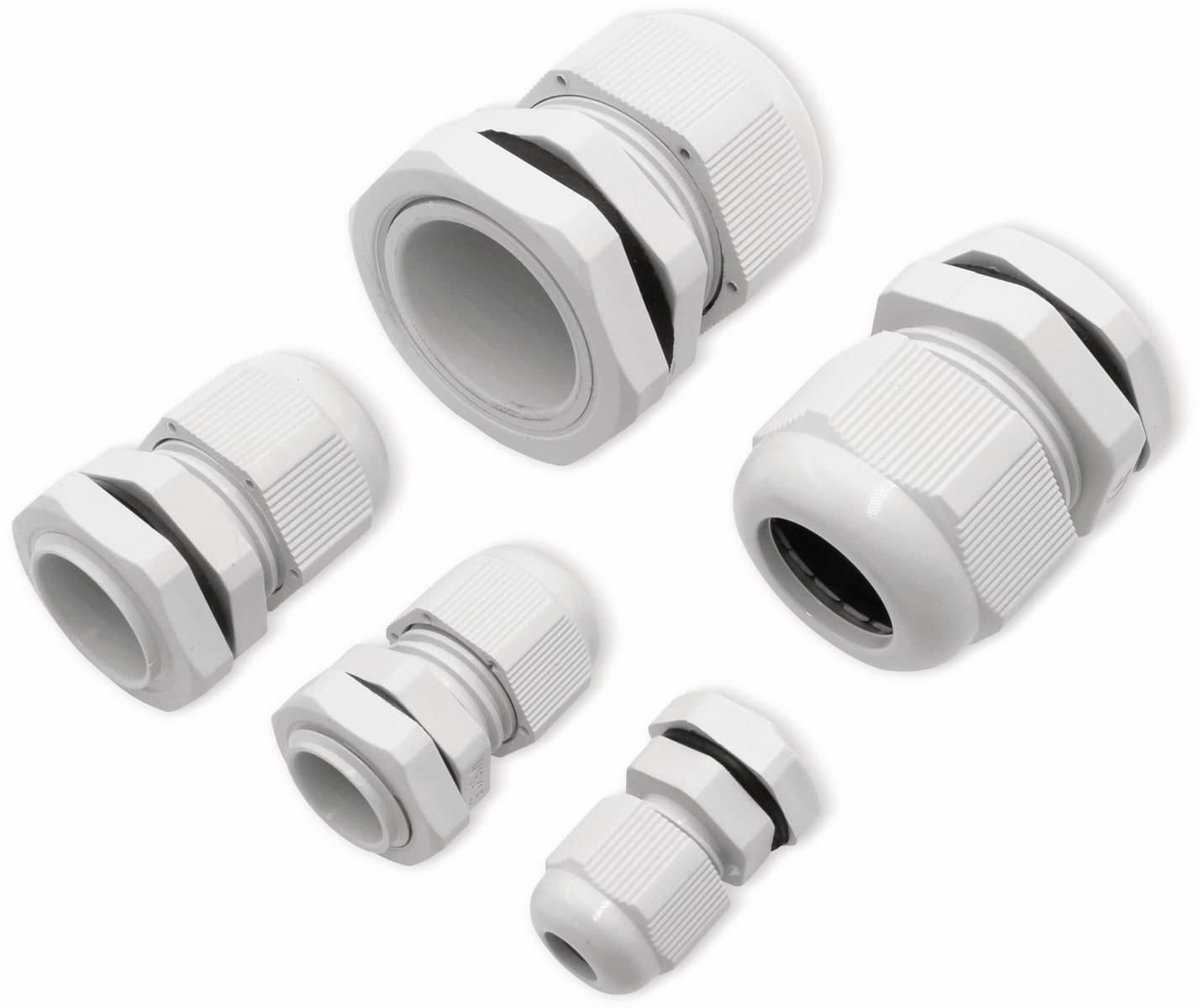 Kabelverschraubungs-Sortiment 224-teilig Im Koffer – IP68, PA66, Metrisch M12 Bis M32