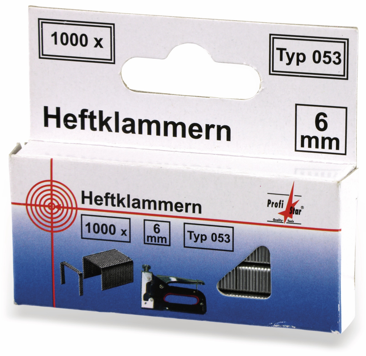 Kraftmann Ersatz Klammern 1000 Stck. 12mm