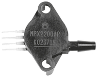 Vorschau: FREESCALE Drucksensor MPX53GP, 0 ... 50 kPa, 1,2 mV/kPa