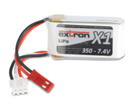 Vorschau: EXTRON Modellbau-Akkupack X1, LiPo, 7,4 V-/350 mAh
