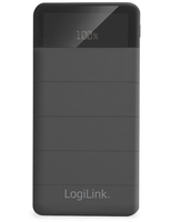Vorschau: LogiLink USB-Powerbank PA0193, 10000 mAh, 3x USB Ausgang, schwarz