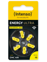 Vorschau: INTENSO Hörgeräte-Batterie Engery Ultra A 10, 6 Stück, gelb