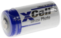 Vorschau: XCELL Lithium-Fotobatterie CR123A bulk, 3 V-, 1550 mAh
