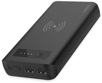 Vorschau: LogiLink USB Powerbank PA0251, 20.000 mAh, mit Qi-Aufladefunktion