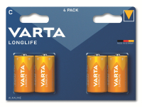 Vorschau: VARTA Batterie Alkaline, Baby, C, LR14, 1.5V, Longlife, 4 Stück