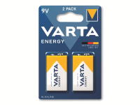 Vorschau: VARTA Batterie Alkaline, E-Block, 6LR61, 9V, Energy, 2 Stück