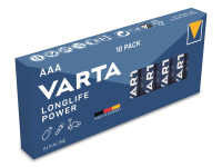 Vorschau: VARTA Batterie Alkaline, Micro, AAA, LR03, 1.5V, Longlife Power, 10 Stück