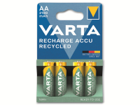 Vorschau: VARTA Akku NiMH, Mignon, AA, HR06, 1.2V/2100mAh, Accu Recycled, Pre-charged, 4er Pack