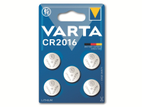 Vorschau: VARTA Knopfzelle Lithium, CR2016, 3V 5 Stück
