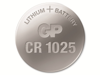 Vorschau: GP Lithium-Knopfzelle CR1025, 3V