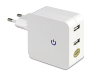 Vorschau: QuatPower Dual USB-Ladeadapter NUL2-5/4.2A, weiß