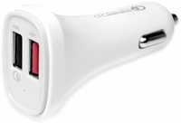 Vorschau: LogiLink USB-Lader, PA0134, KFZ, 2-fach, QC2.0, SmartIQ