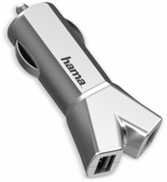 Vorschau: Hama Dual USB-Ladeadapter 2-fach, 3,4 A, silber