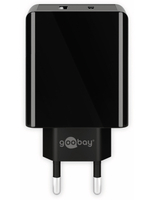 Vorschau: GOOBAY USB-Lader 44960, 2-fach, 2+3 A, 28 W, schwarz