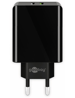 Vorschau: GOOBAY USB/QC-Lader 44956, 2-fach, 2+3 A, 28 W, schwarz