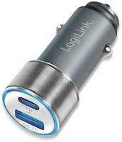 Vorschau: LOGILINK KFZ USB-Lader PA0252, 2-fach, 36 W, 1x USB-A, 1x USB-C