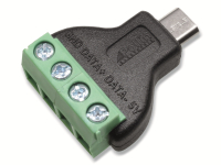 Vorschau: Steckverbinder, Micro-USB, Schraubanschl, Stecker