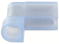 Vorschau: VOGT Flachsteckhülse, 393208s, vollisoliert, blau, Crimp, 4,8 mm, 100 Stück