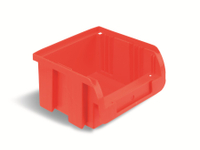 Vorschau: ALLIT Stapelsichtbox ProfiPlus Compact 1, 100x100x60 mm, rot
