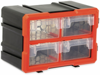 Vorschau: DAYTOOLS Werkzeugbox TW2021, Kunststoff,4-teilig, schwarz/orange