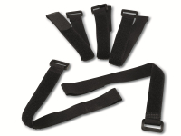 Vorschau: CHILITEC Klettband-Set mit Öse 5 Stück, 30x2cm, schwarz