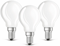 Vorschau: OSRAM LED-Lampe BASE P, E14, EEK: E, 4W, 470 lm, 2700 K, 3 Stück