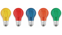 Vorschau: Osram LED Lampen Set BASE DECOR , E27, 2,5 W, 136 lm, farbig 5-teilig