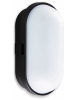 Vorschau: LED-Oval Leuchte TOLEDO, 10 W, 700 lm, 4000 K, IP 65, schwarz