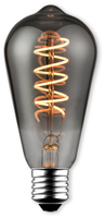Vorschau: BLULAXA LED-Lampe, Vintage flex Filament, ST64, 5W, 140lm, 1800K, smoky