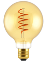 Vorschau: BLULAXA LED-Lampe, Vintage flex Filament, G95, 5W, 250lm, 1800K, gold