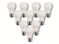 Vorschau: Blulaxa LED-Lampe 49234, A60, E27, EEK: F, 8 W, 810 lm, 2700 K, 10 Stück