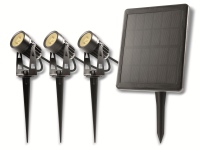 Vorschau: BOLD LIGHTING LED Solar-Gartenleuchten-Set Simon, 3x 1 W, 70 lm, 3000 K, IP65, schwarz