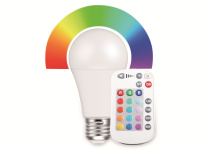 Vorschau: BLULAXA LED-SMD-Lampe, A60, RGB, E27, EEK: F, 9 W, 810 lm, 2700 K