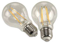 Vorschau: LED-Lampe Philips, E27, EEK: E, 7 W, warmweiß, 2er-Set
