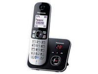 Vorschau: PANASONIC DECT-Telefon KX-TG6821GB, mit AB, schwarz