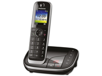 Vorschau: PANASONIC DECT-Telefon KX-TGJ320GB, mit AB, schwarz