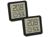 Vorschau: TFA Digitales Thermo-Hygrometer 30.5053.01.02, 2 Stück, schwarz