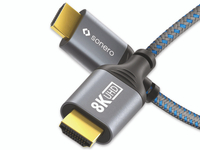 Vorschau: SONERO HDMI-Kabel, 8K60, grau/blau, 1 m