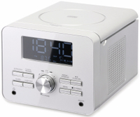 Vorschau: Uhrenradio CDR 264 mit CD-Player, silber, B-Ware