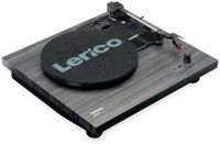 Vorschau: Lenco Plattenspieler LS-10, schwarz, mit integrierten Lautsprechern