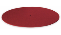 Vorschau: DYNAVOX Plattentellerauflage PM2, rot, Filz