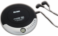 Vorschau: ROXX Portabler CD-Player PCD 501, schwarz