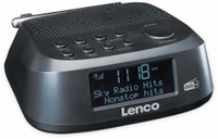 Vorschau: LENCO DAB+/FM Uhrenradio CR-605BK, schwarz