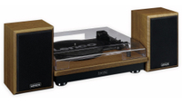 Vorschau: LENCO Plattenspieler LS-100WD, holzoptik, Bluetooth, mit 2 Lautsprecherboxen