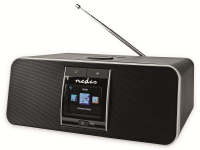 Vorschau: NEDIS Internetradio RDIN5005BK, 42 W, DAB+/FM, Bluetooth, schwarz