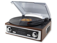 Vorschau: SOUNDMASTER Plattenspieler PL196H, UKW Radio, integrierte Lautsprecher